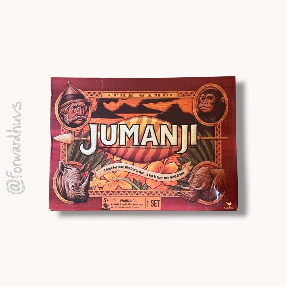 Jumanji: The Game – Small Cardinal Edition - Factory‑Sealed Cards
